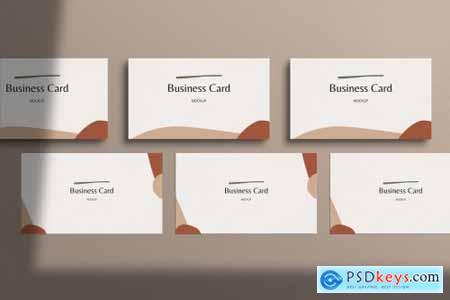Brown Business Card Mockup