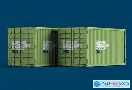Shipping Container Mockup 002