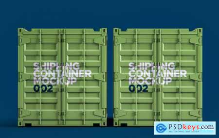 Shipping Container Mockup 002