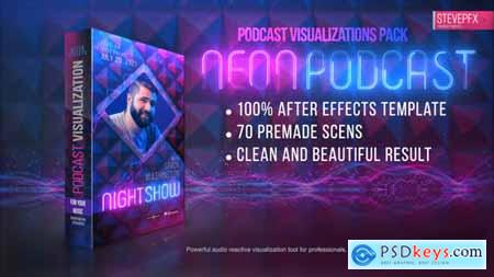 Neon Podcast Audio and Music Visualizations Tool V01 33321636