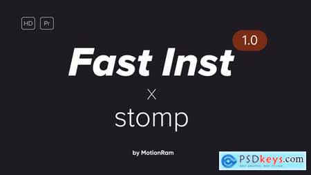 Fast Instagram Stomp Premiere Pro 34226237