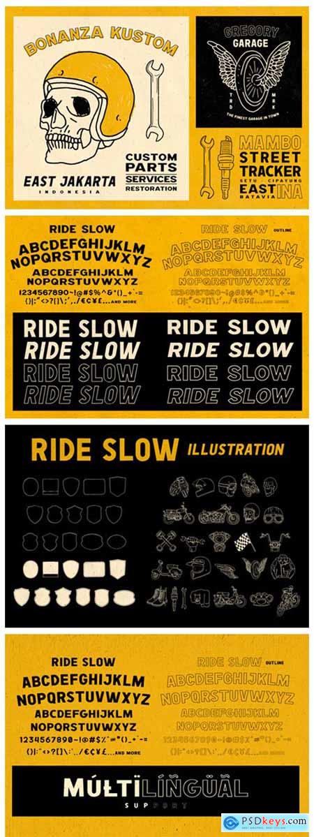 Ride Slow Font