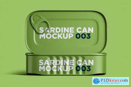 Sardine Can Mockup 003