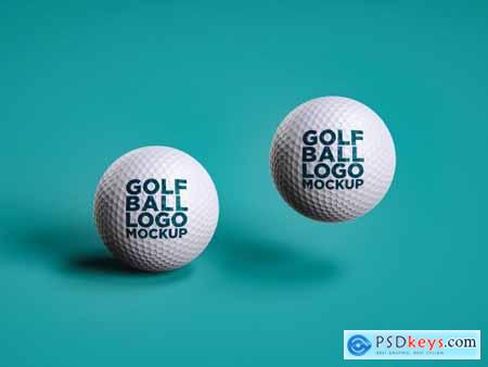 Golf Ball Logo Mockup 002