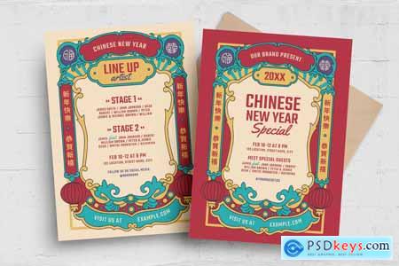 Chinese New Year Flyer 9GBLNLL