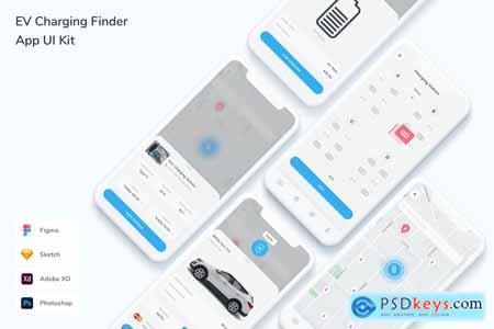 EV Charging Finder App UI Kit F9ENMYA