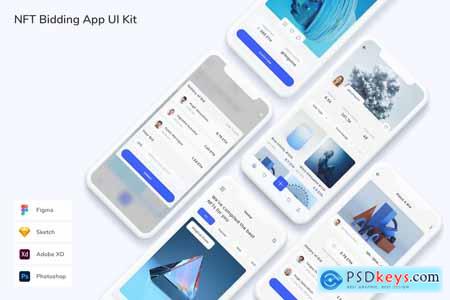 NFT Bidding App UI Kit MW2MUAE