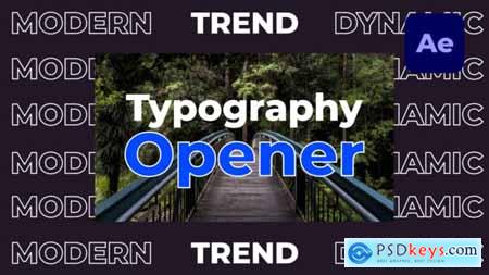 Dynamic Fast Typography Opener 34034375