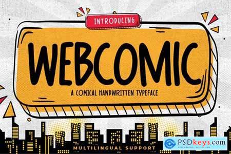 Webcomic - Comical Handwritten Typeface