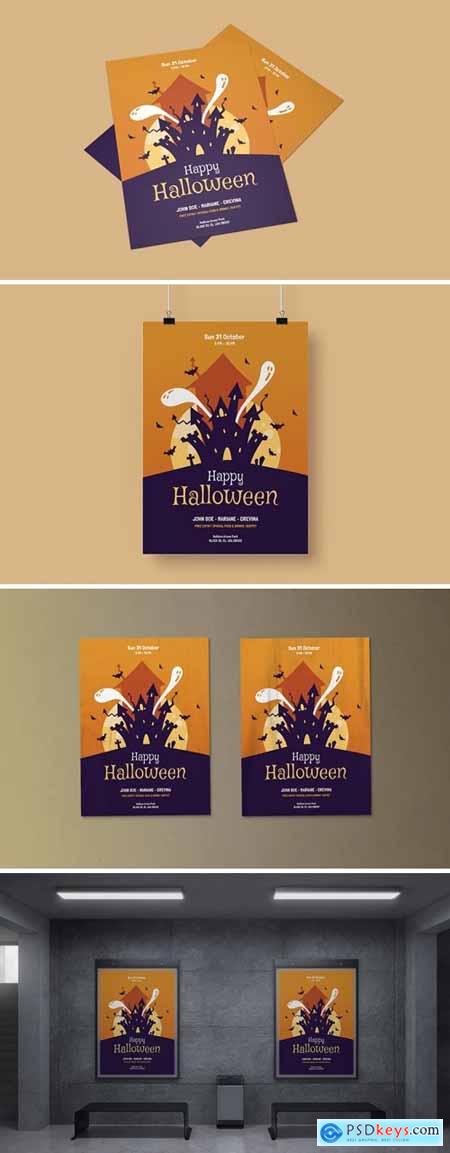 Halloween Party Poster Template V.24