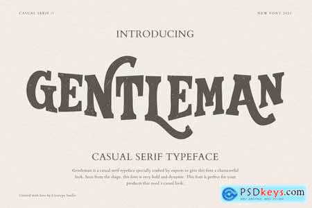 Gentleman Serif Business Font