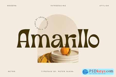 Amarillo - Modern Sans Font