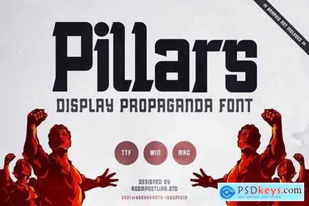 Pillars Display Font