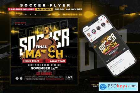 Soccer Flyer - Final Match