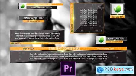 Clean Stylish Lower Thirds Pack Premiere Pro 34166207