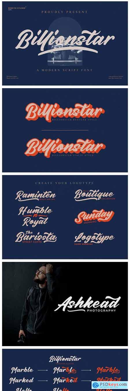 Billionstar Font