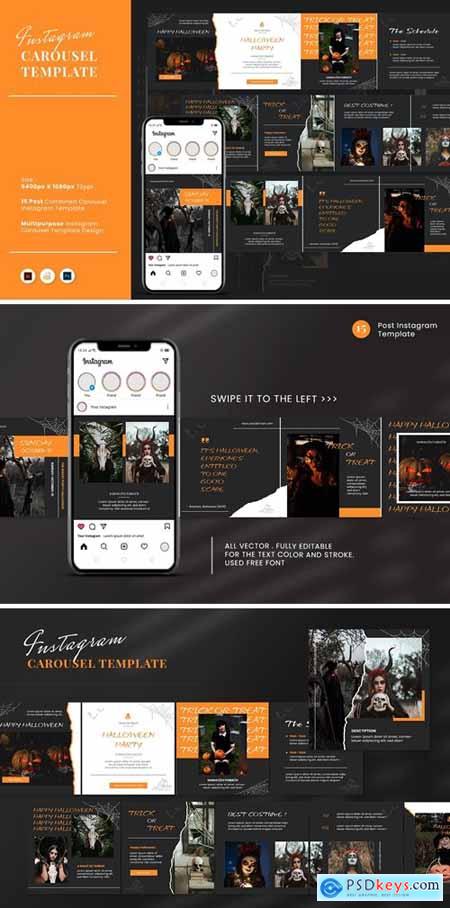 Carousel Halloween Instagram Feed