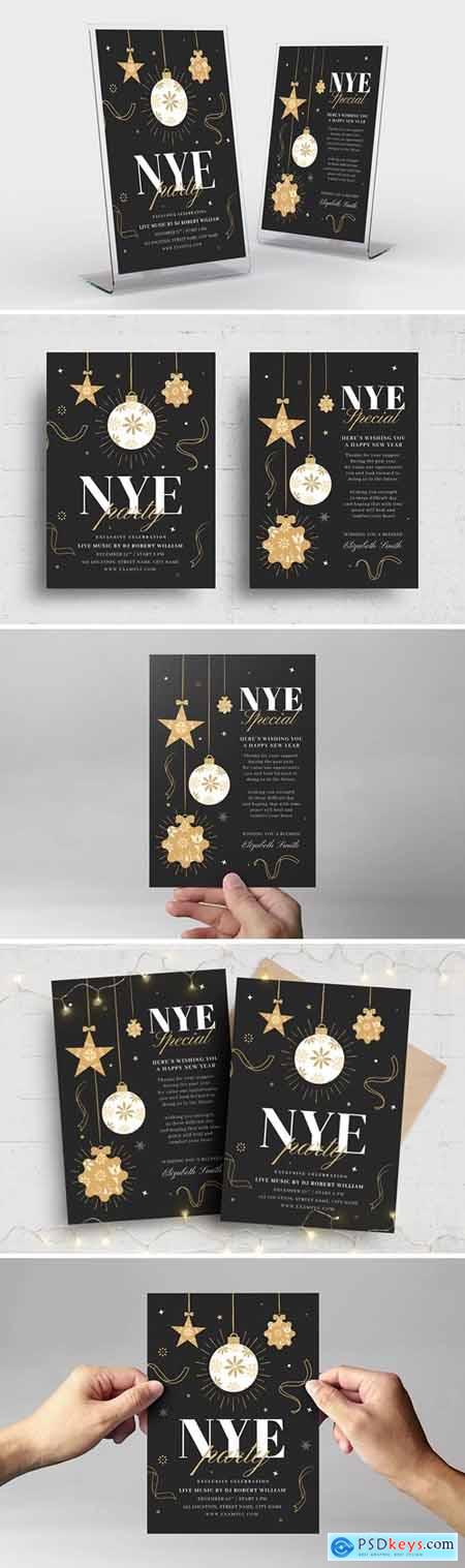 NYE Party Flyer template