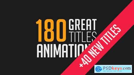 180 Great Title Animations 17403772