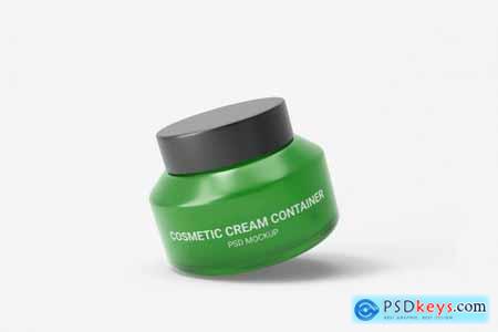 Cosmetic Cream Container Mockup Vol.1