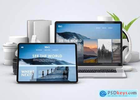 Responsive Website Multi Device PSD Mock-ups