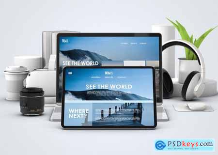 Responsive Website Multi Device PSD Mock-ups