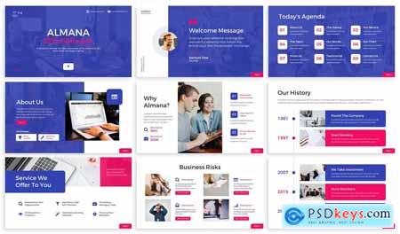 Almana - SEO Analysis Powerpoint Template WUY8XL7