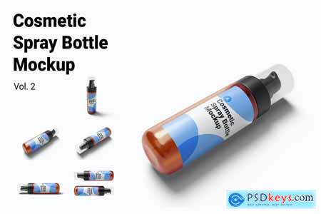 Cosmetic Spray Bottle Mockup Vol.2 JA76ZYX