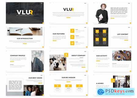 Vlur - Business Presentation Powerpoint, Keynote and Google Slides Template