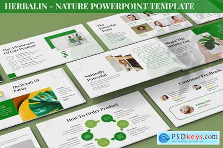 Herbalin - Nature Powerpoint Template 5GHNFFK