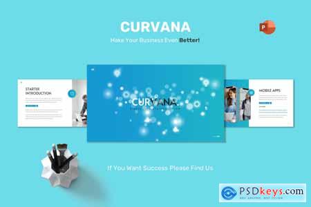 Curvana - Simple Powerpoint, Keynote and Google Slides Template