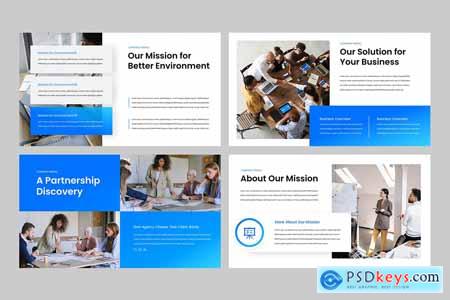 Company Profile Powerpoint, Keynote and Google Slides Template