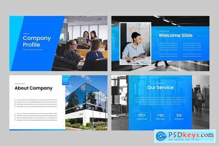 Company Profile Powerpoint, Keynote and Google Slides Template