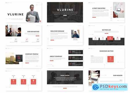 Vlurine - Business Powerpoint, Keynote and Google Slides Template