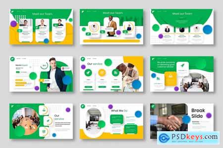 Mariot  Business Powerpoint, Keynote and Google Slides Template
