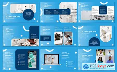 Medical Clinic Powerpoint, Keynote and Google Slides Template