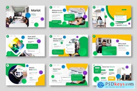 Mariot  Business Powerpoint, Keynote and Google Slides Template