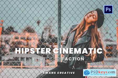 Hipster Cinematic Photoshop Action