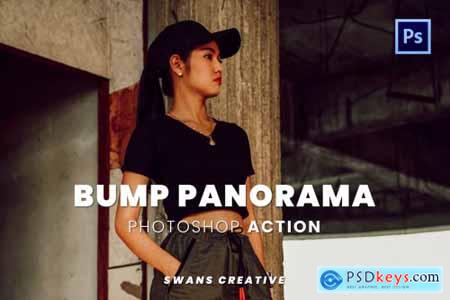 Bump Panorama Photoshop Action