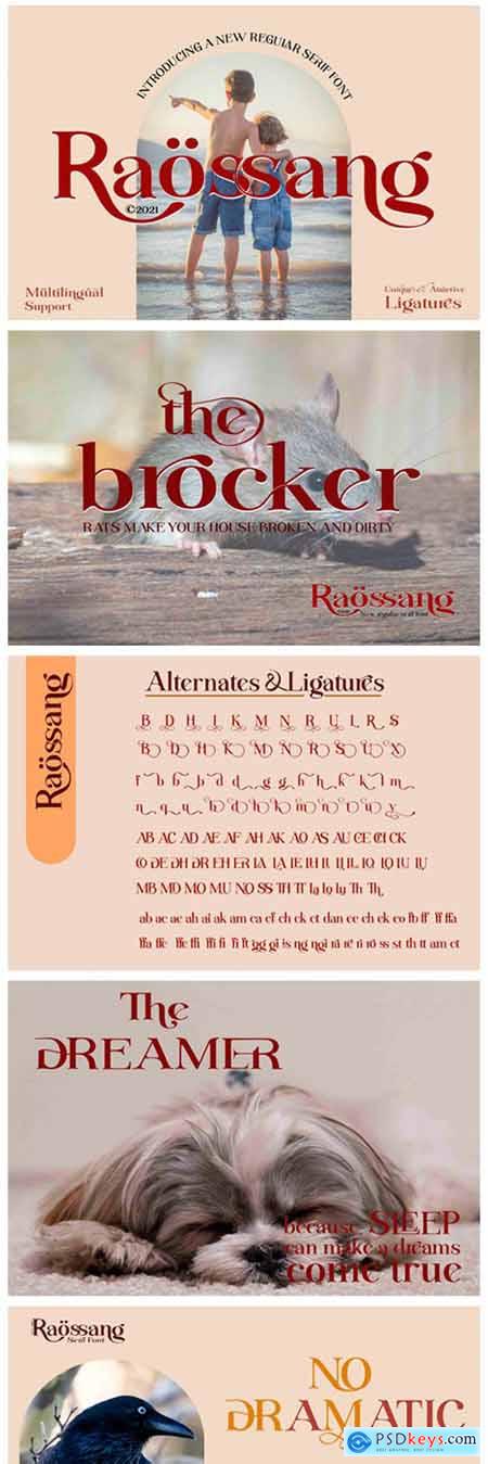 Raossang Font