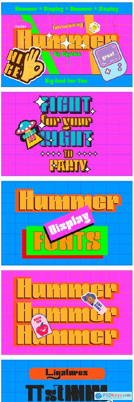 Hummer Font