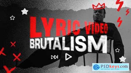 Lyric Video - Brutalism Typography 34168690