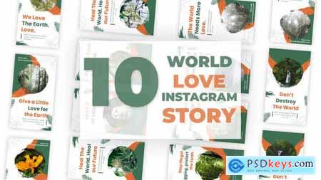 Earth Day - World love Instagram Stories 34456263
