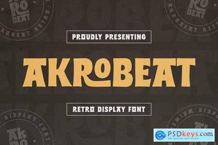 Akrobeat Font