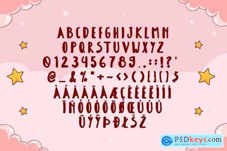Dream Kinder - Cute Display Font