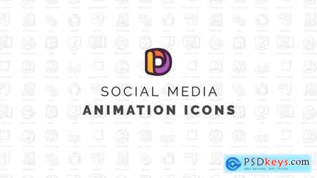 Social media - Animation Icons 34466909
