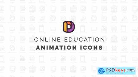 Online education - Animation Icons 34466188