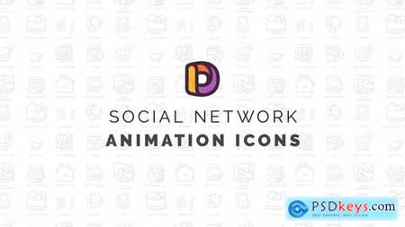 Social network - Animation Icons 34467025