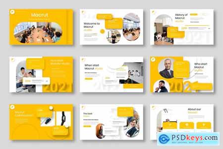 Macrut - Business Powerpoint, Keynote and Google Slides Template