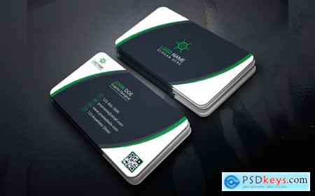 Creative Business Card Design Template With Vector Corporate Identity o91661